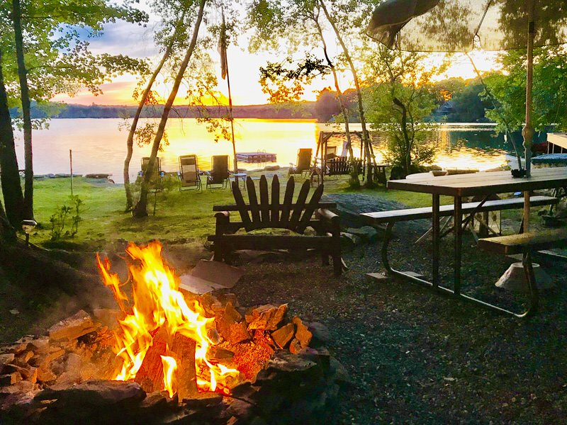 The Woodman-Carbone property lake shore in summer 2019