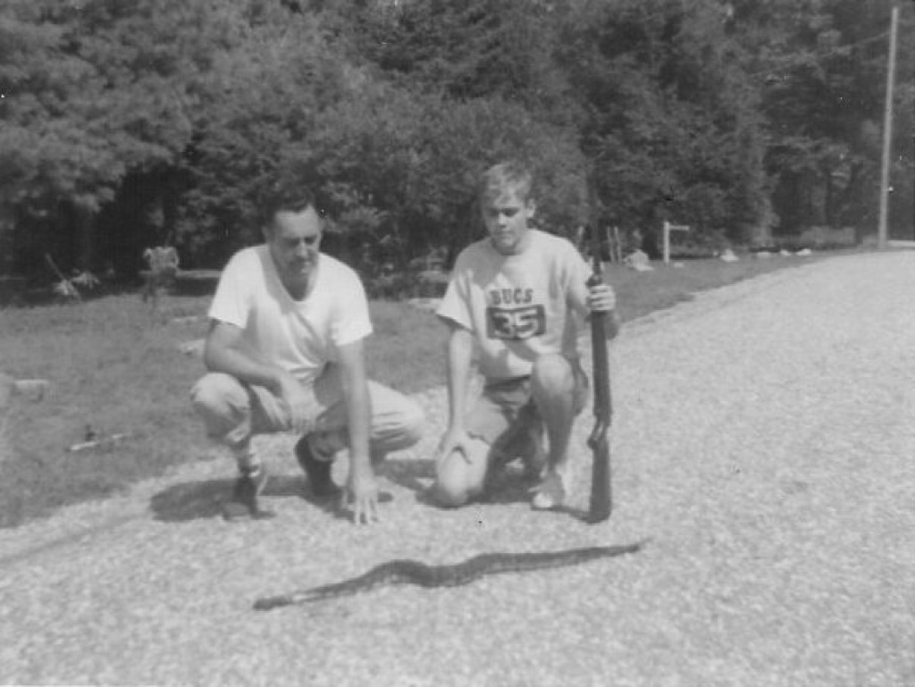 Bill Wykoff with Uncle Ed Walzer