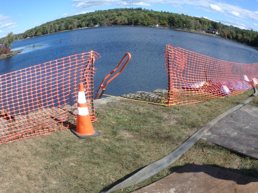 Ladder at the dam