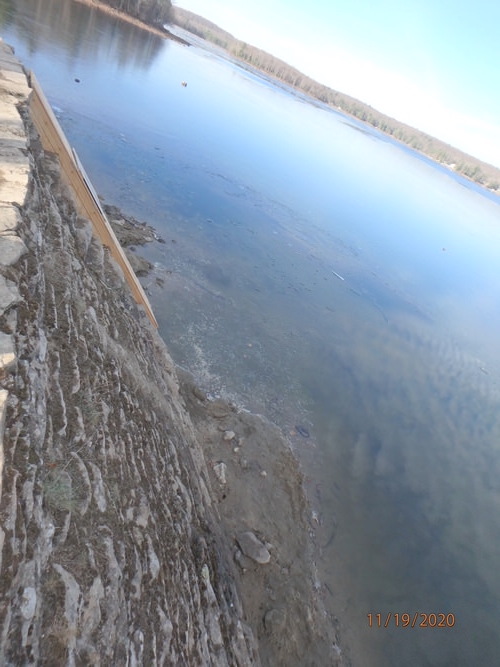Cofferdam removed